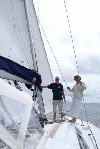The test sail  © Ian & Andrea Treleaven
